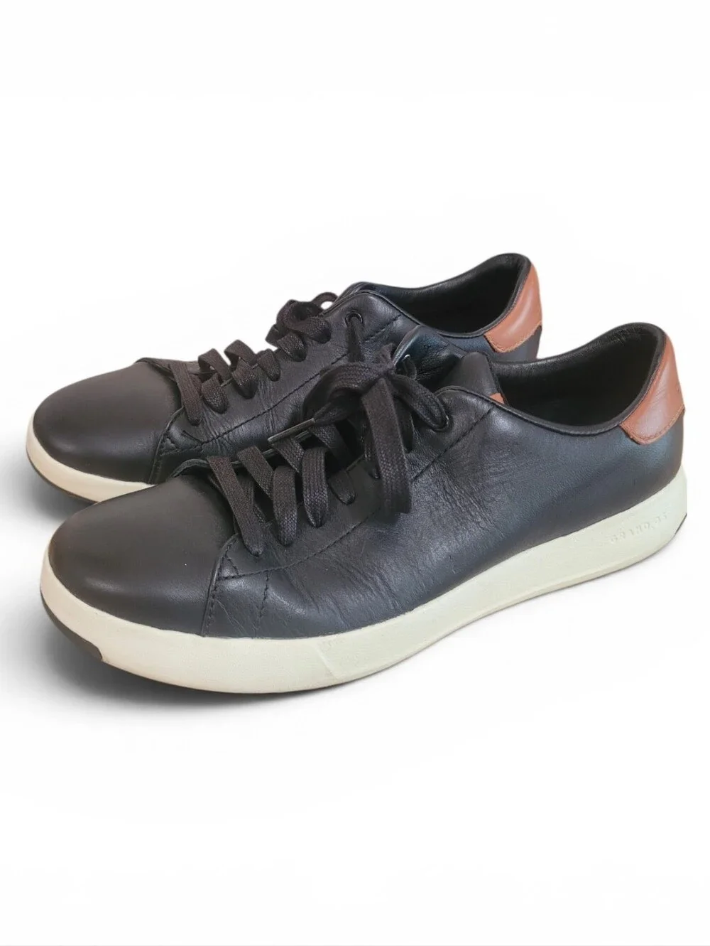 Cole Haan Grand Crosscourt Black Leather Sneakers Men's Size 8.5 Comfort Shoes